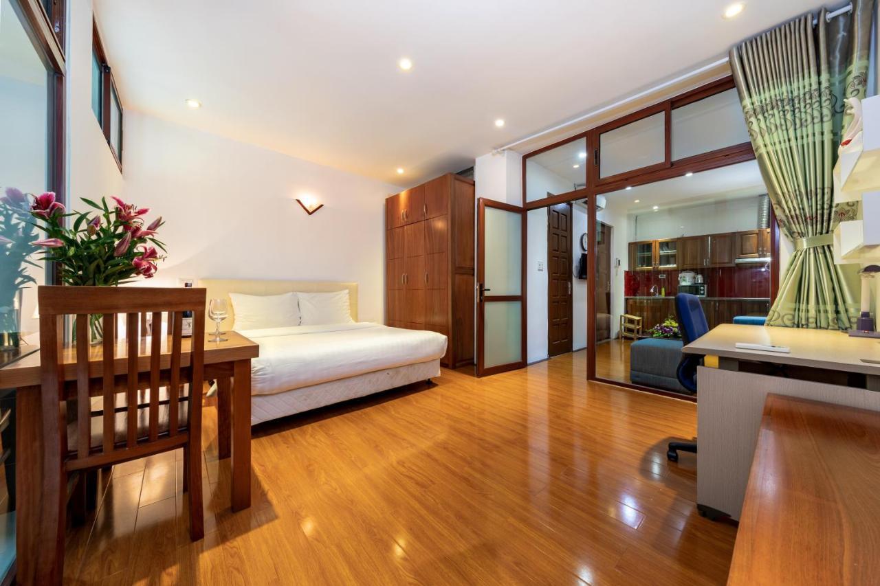Hoa Giang Serviced Apartment Hanoi Buitenkant foto